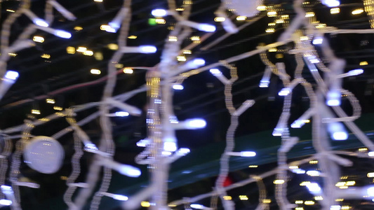 音乐节抽象背景带bokeh灯光视频