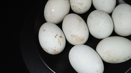 鸭蛋蛋类禽蛋食品视频