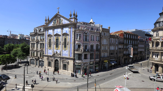 葡萄牙波尔图城市风光延时视频合集视频