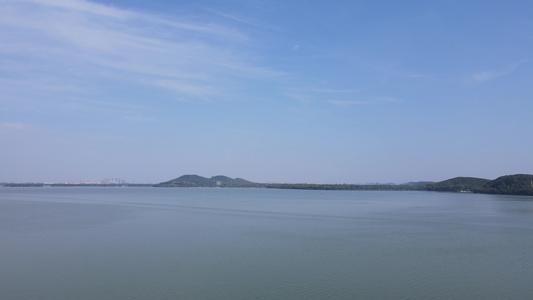 湖北武汉东湖5A景区航拍视频
