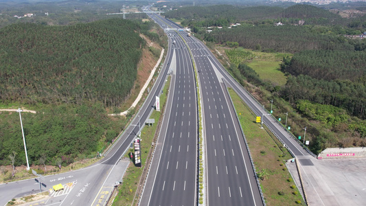 高速公路航拍视频