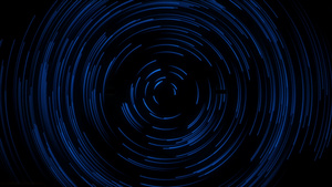 蓝色夜空星轨道8秒视频