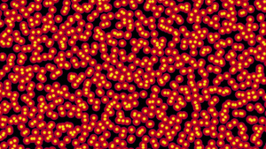 分子点斑点红色4k15秒视频