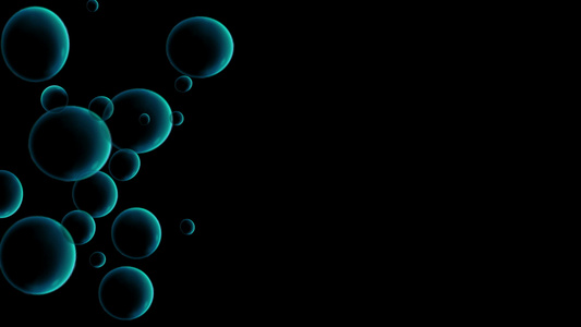 空间中的泡泡肥皂背景视频