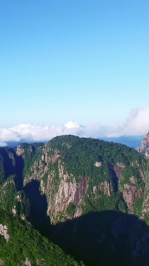 云上黄山航拍旅游风光32秒视频