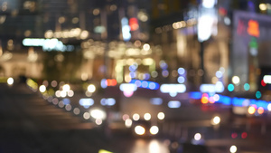 美国城市夜景虚化镜头20秒视频