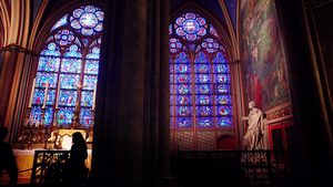 法国巴黎大教堂20秒视频