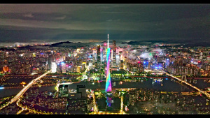 4k广州城市风光29秒视频