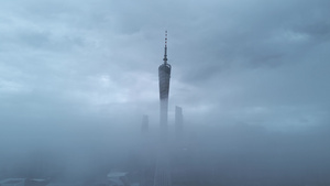 4k广州城市风光27秒视频
