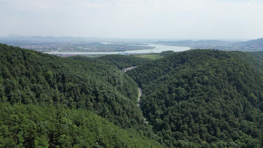 自然风光山川河流风景航拍视频