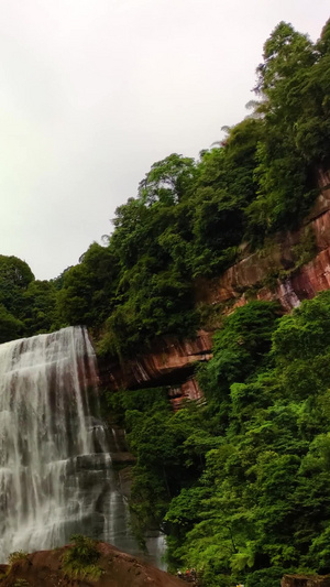 赤水大瀑布延时摄影旅游景点13秒视频