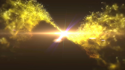 唯美粒子旋转对撞光效视频素材视频