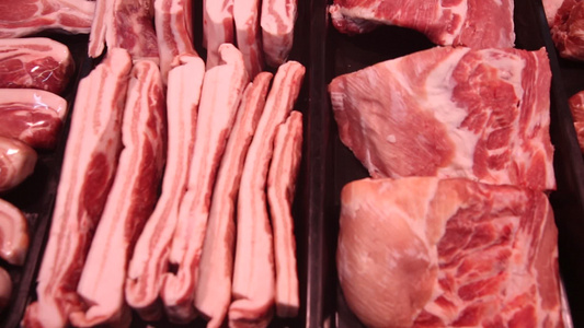 超市买猪肉[精肉]视频