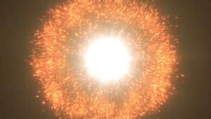 粒子爆炸（字幕logo出场）3秒视频