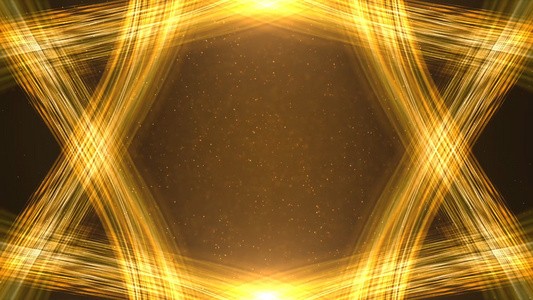 金色颁奖光线粒子背景视频