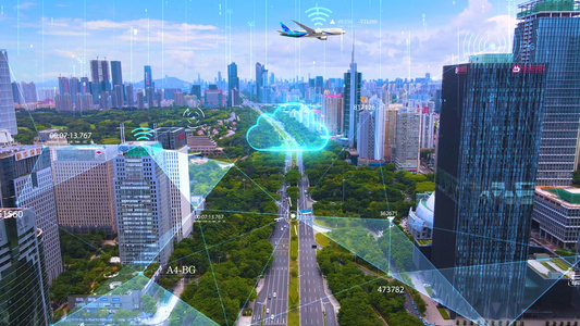 5G大数据科技城市视频
