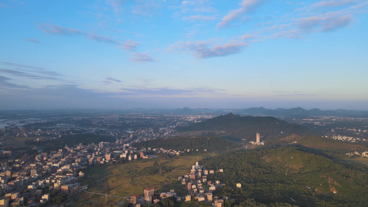 乡村风光航拍视频