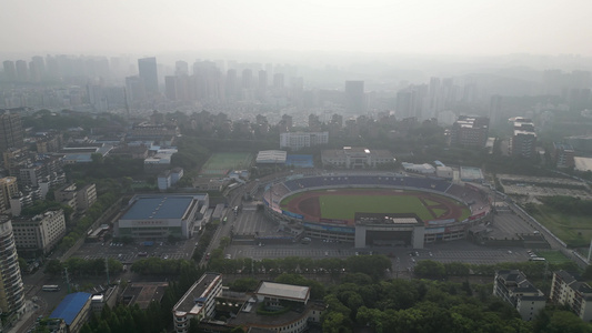 湖北宜昌城市风光航拍视频