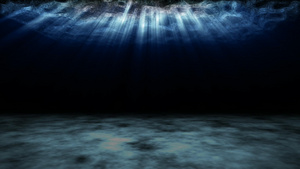 蓝色海底世界灯光10秒视频