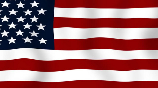 高清美国国旗抖动变化背景视频视频