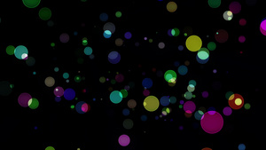 彩色圆点背景抽象运动圆20秒视频
