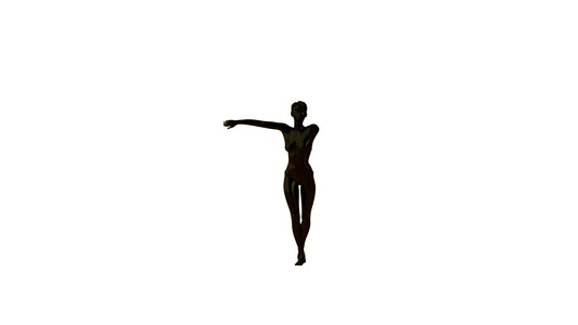 黑人妇女跳桑巴舞与白人对抗视频