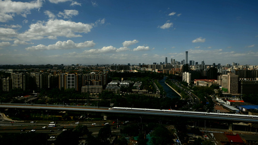 北京城市建筑延时摄影视频