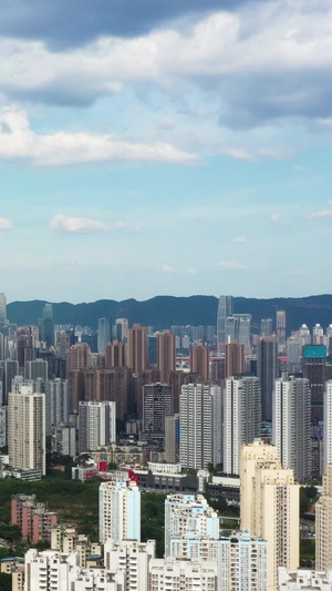 重庆好天气全景航拍素材城市航拍43秒视频