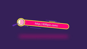 彩色搜索框形状mg动画片头AEcc2015模板7秒视频