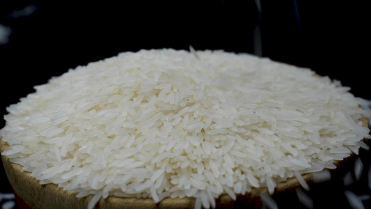 大米五常大米粮食视频
