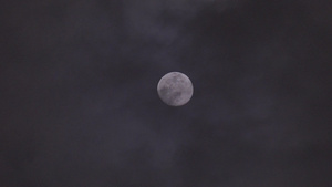 天空自然气象月亮乌云4k素材50秒视频