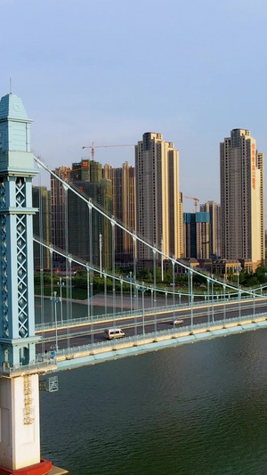 航拍武汉最美蓝桥古田桥航拍中国38秒视频