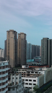 上海苏州河两岸建筑视频
