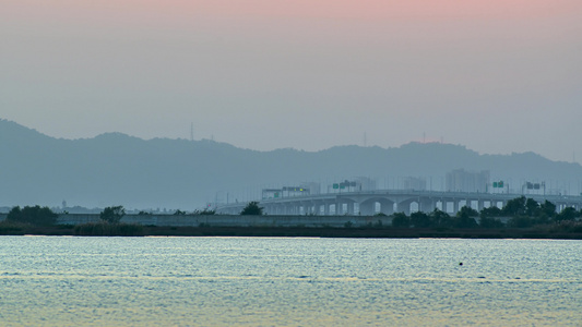 二三年海边延时空镜头视频