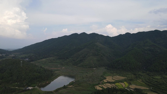 航拍丘陵大山高山森林视频