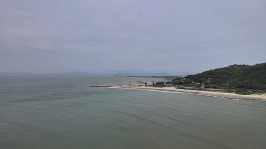 南海茂名海域航拍视频