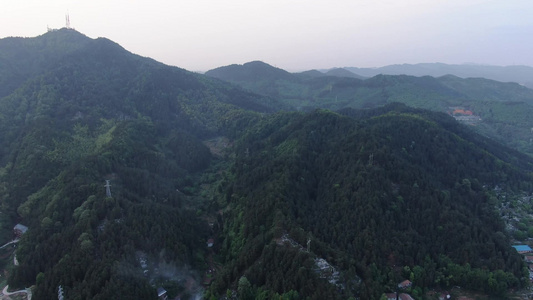 航拍丘陵大山高山森林视频