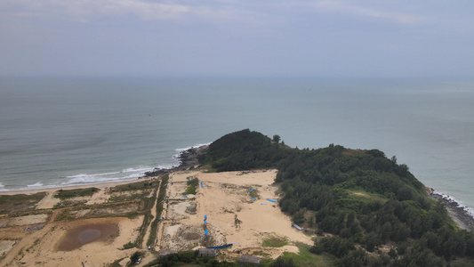 南海茂名海域航拍视频