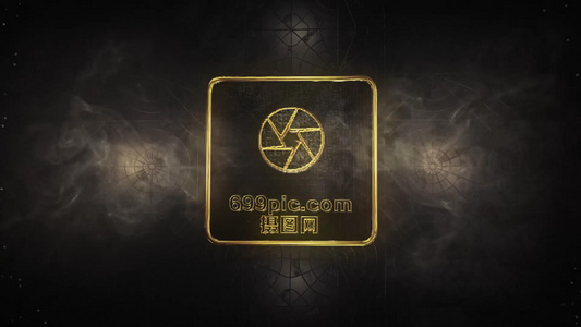 震撼大气暗黑风格金属logo开场片头AEcc2015模板视频