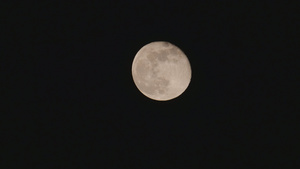 满月升起轨迹延时4K 10秒视频