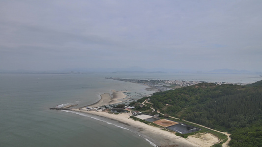 南海茂名海域航拍视频