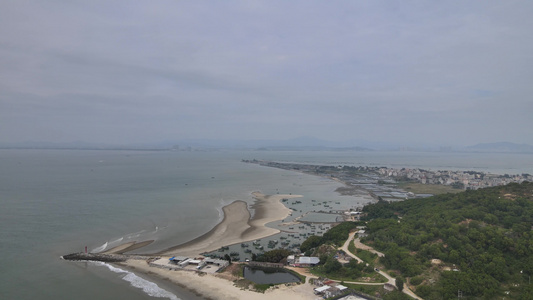 南海茂名海域航拍视频