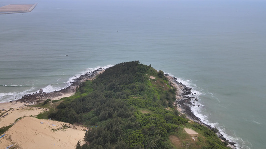 南海茂名海域航拍视频