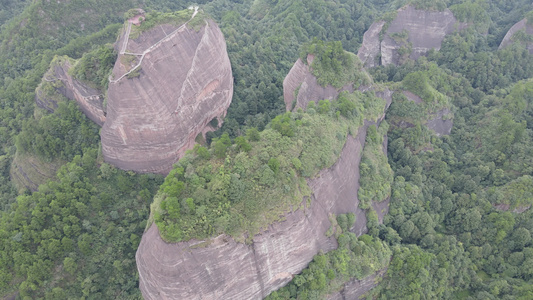 航拍湖南万佛山4A景区视频