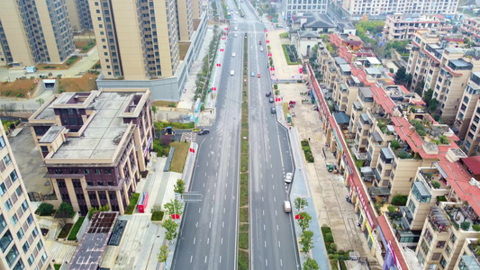 毕节市城区环境  商圈 毕节街道 马路 城市视频