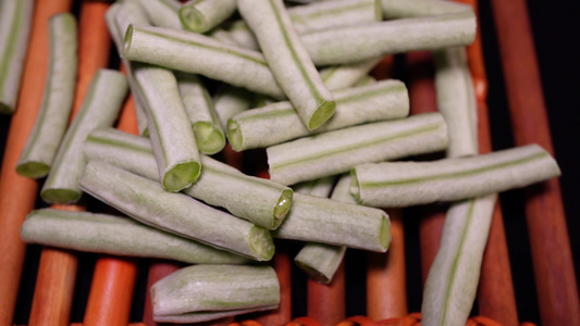 健康蔬菜豇豆豆角视频