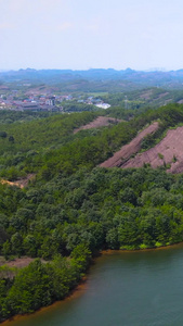 5A风景区弋阳龟峰景区丹霞湖泊游船航拍合集世界遗产视频