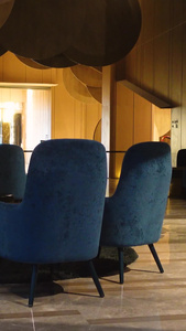 城市电影院候场休息厅室内装饰素材城市素材视频