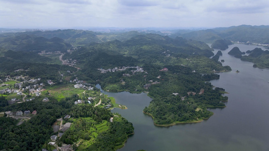 贵阳百花湖风景区自然风光视频