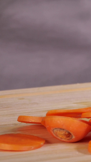 萝卜切片实拍新鲜蔬菜11秒视频